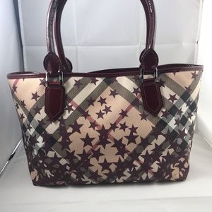 Burberry nova check tote